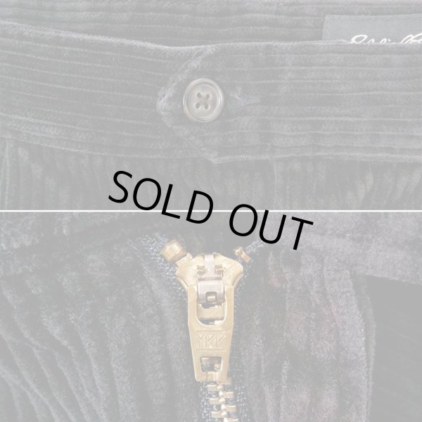 画像4: 90's Eddie Bauer 2タック 太畝コーデュロイトパンツ "BLACK / W33 L32" (4)