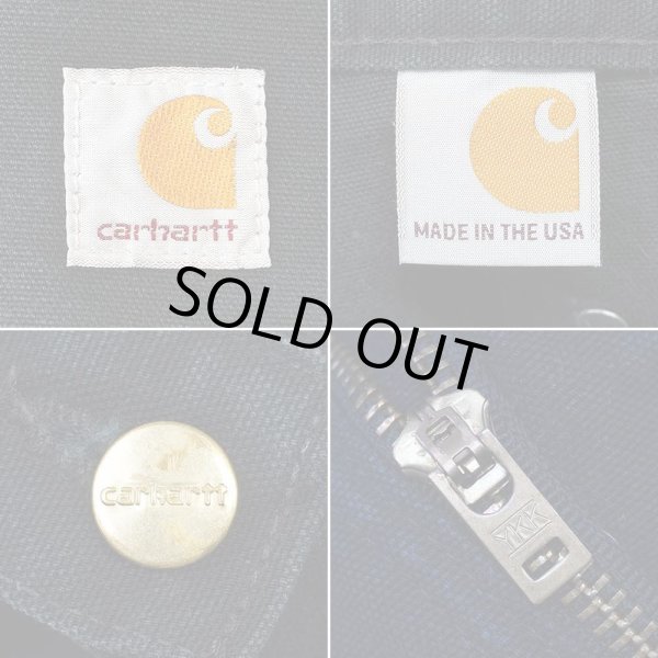 画像3: 00's Carhartt ダブルニー ペインターパンツ "MADE IN USA / BLACK" (3)
