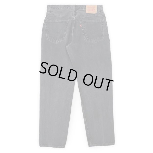 画像2: Early 00's Levi's 550 ブラックデニムパンツ "MADE IN USA" (2)