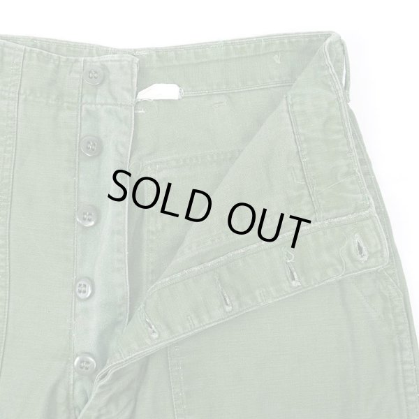 画像4: Early 60's US.ARMY コットンサテン ベイカーパンツ "初期型 / MEDIUM" (4)