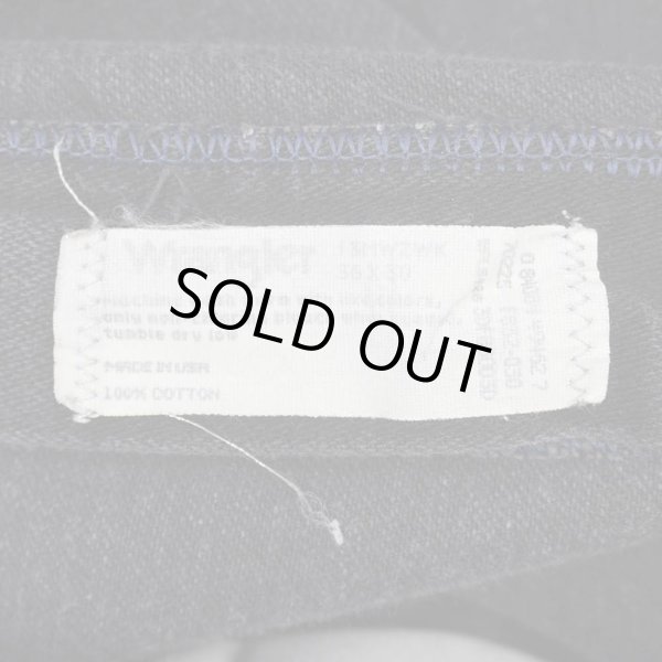 画像4: 90's Wrangler 13MWZWK ブラックデニムパンツ "MADE IN USA / W36 L30" (4)