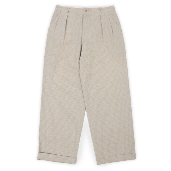 画像1: 90's Calvin Klein 2タック コットントラウザー (1)