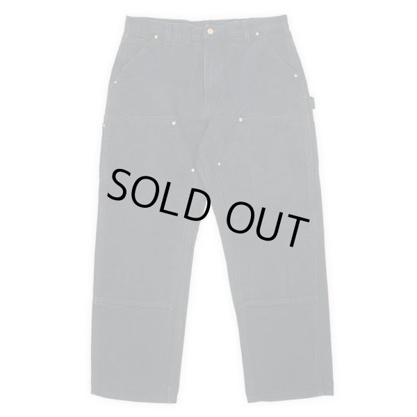 画像1: 00's Carhartt ダブルニー ダックペインターパンツ "B01-BLK / MADE IN USA / W36 L30" (1)