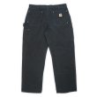 画像2: 00's Carhartt ダブルニー ダックペインターパンツ "B01-BLK / MADE IN USA / W36 L30" (2)