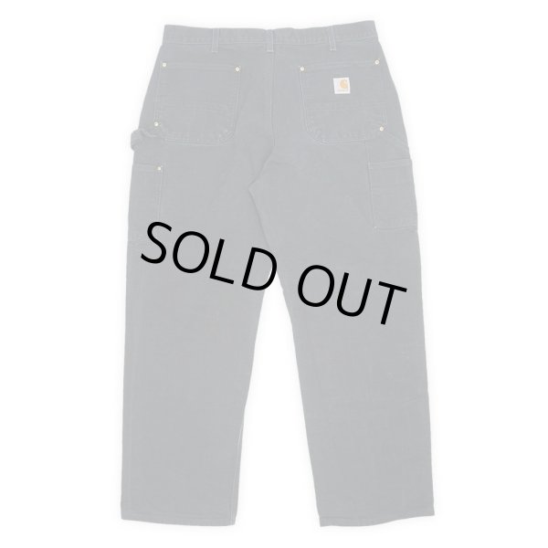 画像2: 00's Carhartt ダブルニー ダックペインターパンツ "B01-BLK / MADE IN USA / W36 L30" (2)