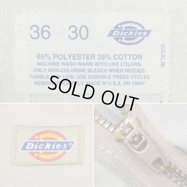 画像3: 80-90's Dickies ポプリン ワークパンツ "MADE IN USA / W36 L30" (3)