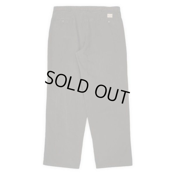 画像2: Early 90's Polo Ralph Lauren 2タック チノトラウザー "FADE BLACK / W38 L32" (2)