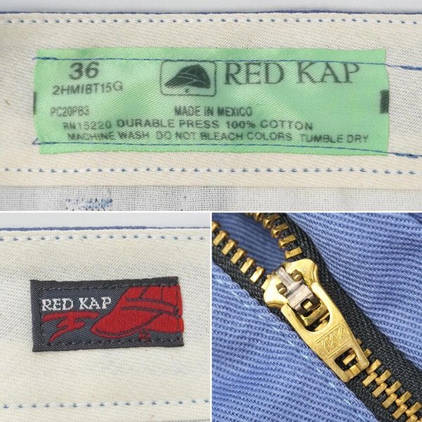 画像4: Early 00's RED KAP コットンワークパンツ "DEADSTOCK" (4)