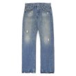 画像1: 00's RRL クラッシュデニムパンツ "MADE IN USA / W32 L34" (1)