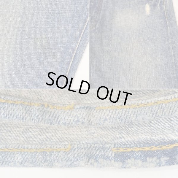 画像5: 00's RRL クラッシュデニムパンツ "MADE IN USA / W32 L34" (5)