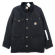 画像1: 新品 Carhartt DUCK CHORE COAT "BLACK" (1)