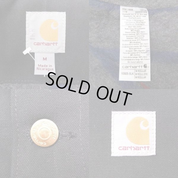 画像3: 新品 Carhartt DUCK CHORE COAT "BLACK" (3)