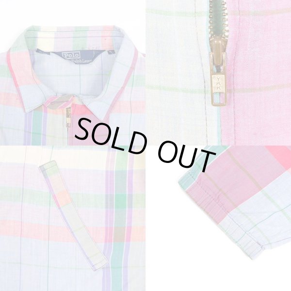 画像4: 90's Polo Ralph Lauren チンスト付き スウィングトップ (4)