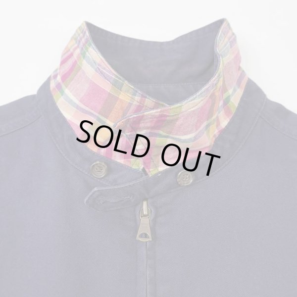 画像3: 90's Polo Ralph Lauren コットンツイル スウィングトップ "NAVY" (3)