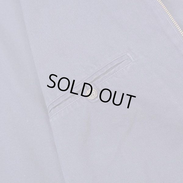 画像4: 90's Polo Ralph Lauren コットンツイル スウィングトップ "NAVY" (4)