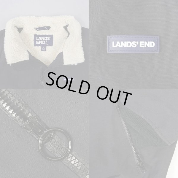 画像3: 00's LAND'S END パイルフリースライナー ナイロンジャケット “BLACK” (3)