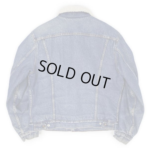 画像2: 90's Levi's 71608-0216 デニムボアジャケット "44 LONG / MADE IN USA" (2)