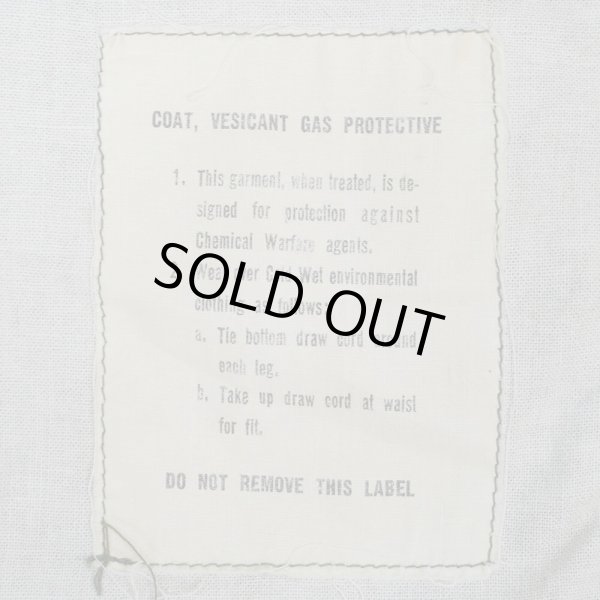 画像4: 60's US.Armed Forces ガスプロテクティブコート "SMALL" (4)