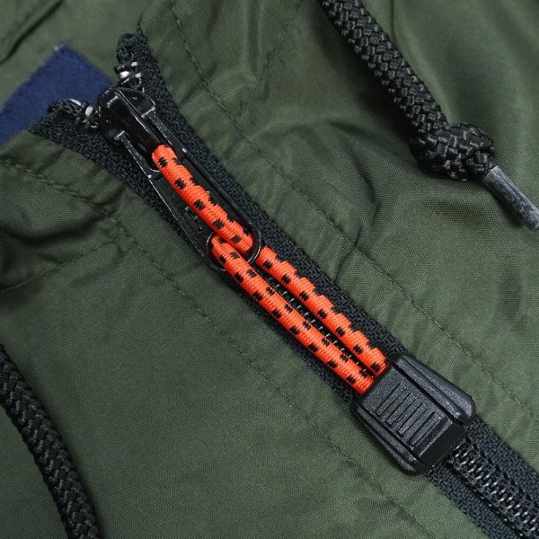 画像4: Late 90's OLD GAP ナイロンアノラック "OLIVE" (4)