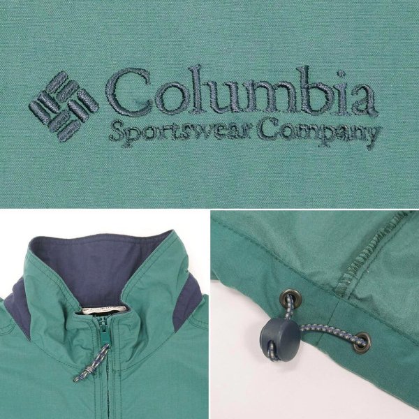 画像3: 90's Columbia スタンドカラー ナイロンジャケット (3)