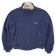画像1: 80-90's Eddie Bauer フリースライナーナイロンジャケット "MADE IN USA / NAVY×IVORY" (1)