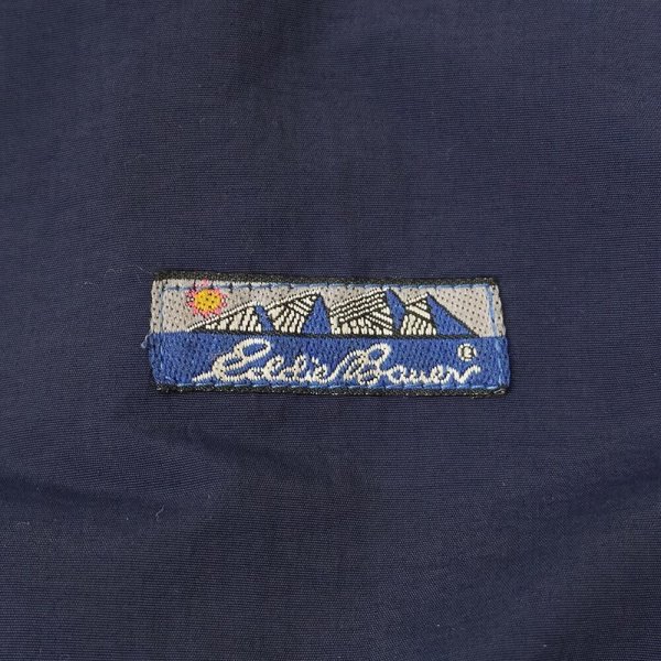 画像3: 80-90's Eddie Bauer フリースライナーナイロンジャケット "MADE IN USA / NAVY×IVORY" (3)