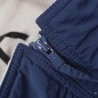 画像4: 80-90's Eddie Bauer フリースライナーナイロンジャケット "MADE IN USA / NAVY×IVORY" (4)