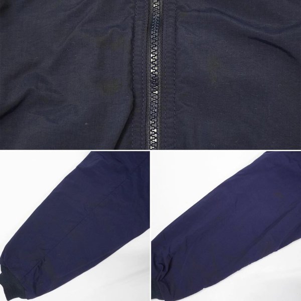 画像5: 80-90's Eddie Bauer フリースライナーナイロンジャケット "MADE IN USA / NAVY×IVORY" (5)