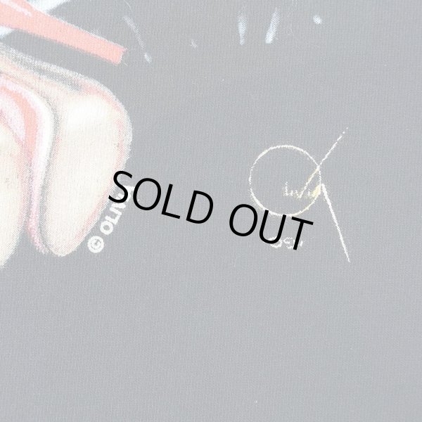 画像2: Late 90's Fashion Victim BETTY PAGE プリントTシャツ "Art Work by Olivia" (2)