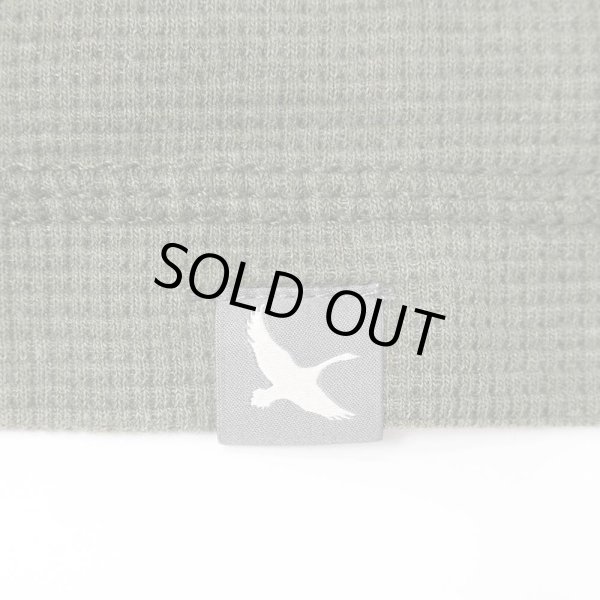 画像3: 00's Eddie Bauer L/S ワッフルカットソー "OLIVE" (3)