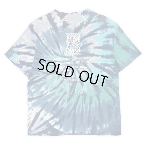 画像2: 90's BEN & JERRY'S タイダイTシャツ "ONEITA body / NEWPORT FOLK FESTIVAL" (2)