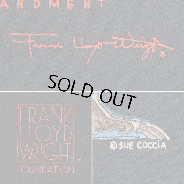 画像4: 00's LIBERTY GRAPHICS × Frank Lloyd Wright テストプリントTシャツ "DEADSTOCK" #24-7 (4)