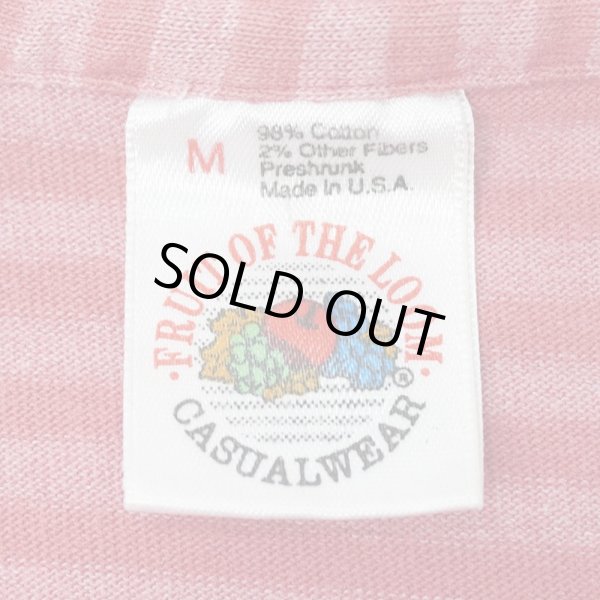 画像2: 90's Fluit of the Loom ボーダーTシャツ "MADE IN USA" (2)