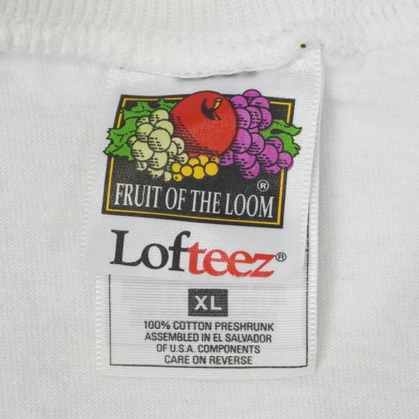 画像3: 90-00's FRUIT OF THE LOOM Lofteez ロゴプリントTシャツ "USA COMPORNENTS" (3)