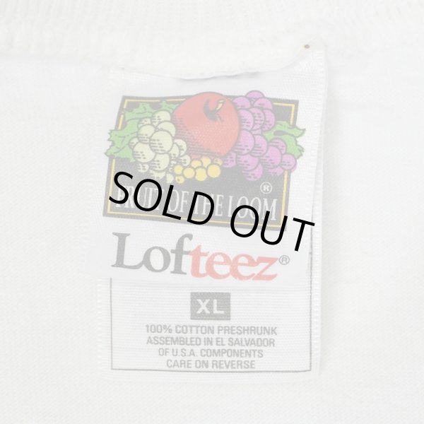 画像3: 90-00's FRUIT OF THE LOOM Lofteez ロゴプリントTシャツ "USA COMPORNENTS" (3)
