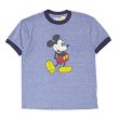 画像1: 80's Disney リンガーTシャツ "Mickey Mouse / MADE IN USA" (1)
