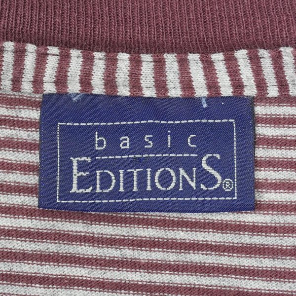 画像2: 90's BASIC EDITIONS L/S ボーダーTシャツ (2)