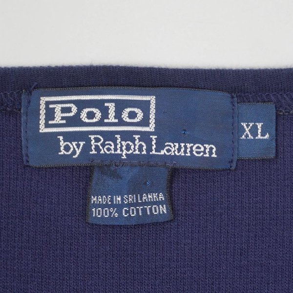 画像2: 90's Polo Ralph Lauren ボートネック カットソー (2)