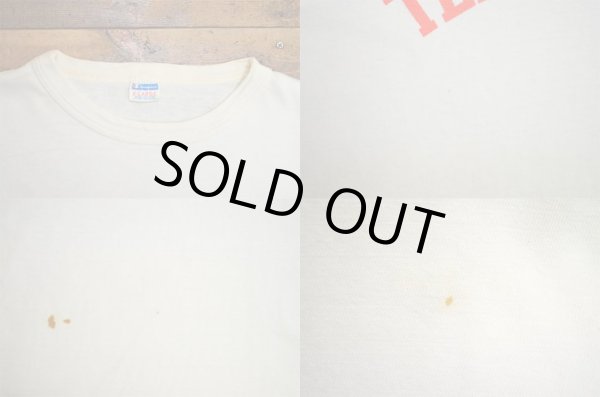 画像4: 70's Champion ベースボールTシャツ “染込みプリント” (4)