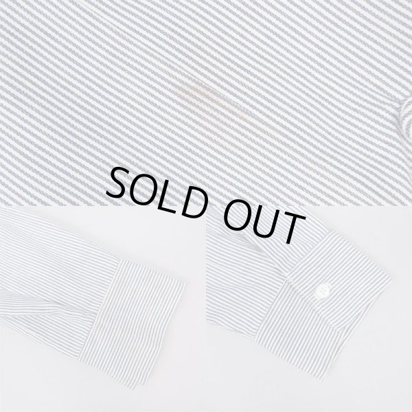 画像4: 80-90's BEN DAVIS ヒッコリーストライプ柄 ワークシャツ “MADE IN USA” (4)