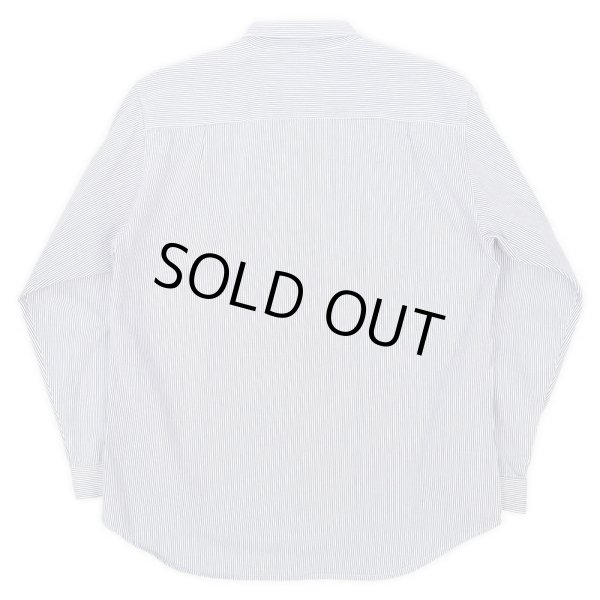 画像2: 80's Woolrich ヒッコリーストライプ柄 ワークシャツ (2)