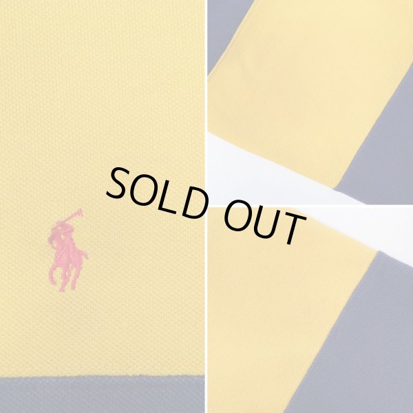 画像3: 90's Polo Ralph Lauren ラガーシャツ “NAVY × YELLOW” (3)