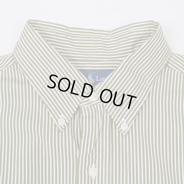 画像4: 90's Polo Ralph Lauren ストライプ柄 ボタンダウンシャツ “CLASSIC FIT” (4)