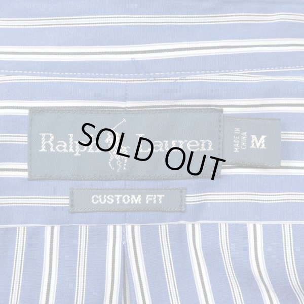 画像2: 00's Polo Ralph Lauren マルチストライプ柄 ボタンダウンシャツ "CUSTOM FIT" (2)