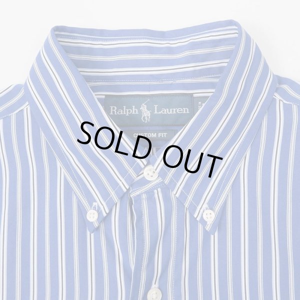 画像3: 00's Polo Ralph Lauren マルチストライプ柄 ボタンダウンシャツ "CUSTOM FIT" (3)