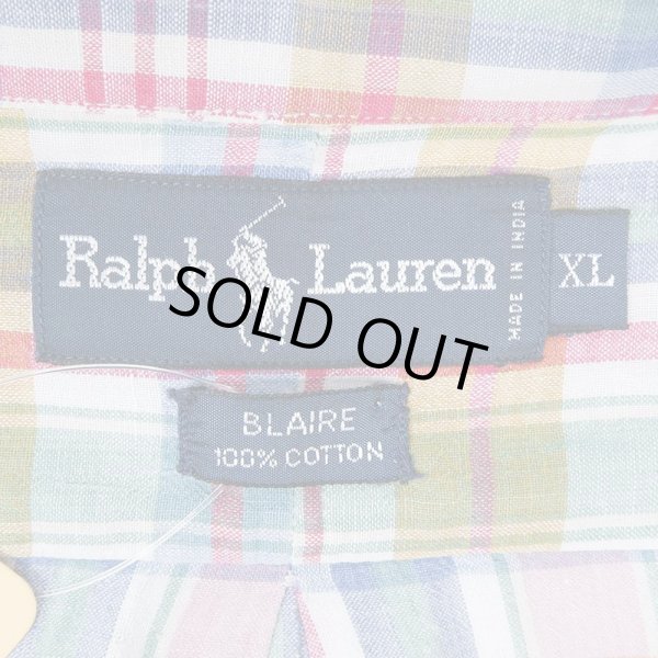 画像2: 90's Polo Ralph Lauren S/S ボタンダウンシャツ "BLAIRE" (2)