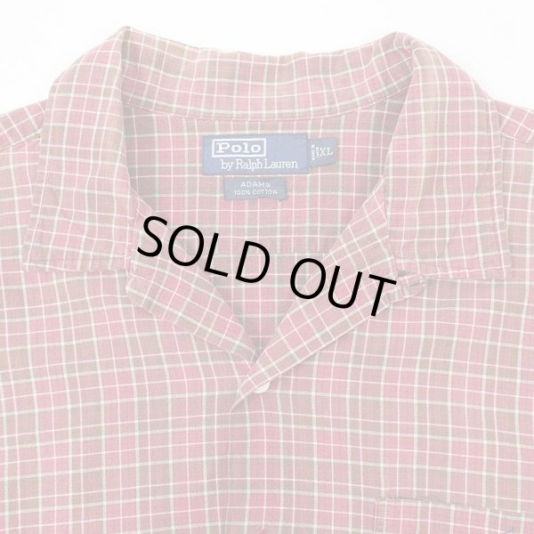 画像3: 90's Polo Ralph Lauren S/S オープンカラーシャツ “ADAMS” (3)