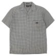 画像1: 90's Dickies S/S オープンカラーシャツ "CHACOAL Plaid" (1)