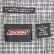 画像2: 90's Dickies S/S オープンカラーシャツ "CHACOAL Plaid" (2)