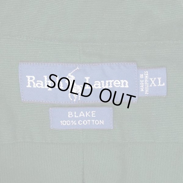 画像2: 90's Polo Ralph Lauren ボタンダウンシャツ "PIQUE / BLAKE" (2)